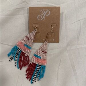 Plunder Multicolor Beaded Earrings